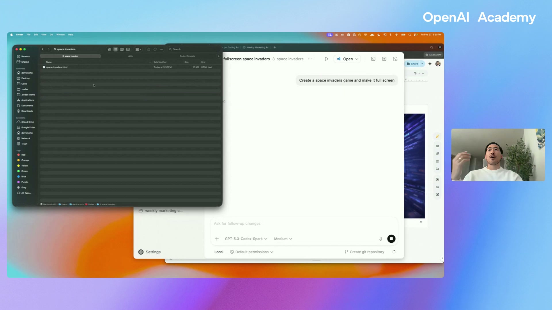 Live interactive dashboard